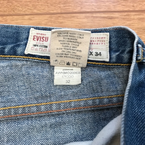 EVISU JEANS NO.4 Size 32 - Picture 9 of 15